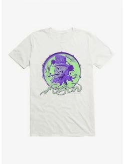 Outlet 👍 Poison Neon Smoking Skull Logo T-Shirt 👍 -Cheap Music Tees Store 14881892 hi