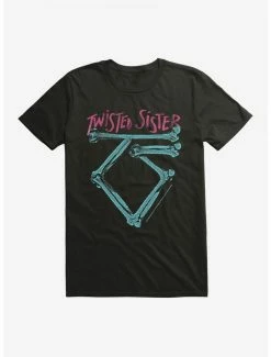 Discount 🧨 Twisted Sister Blue Bones T-Shirt 💯 -Cheap Music Tees Store 14881946 hi