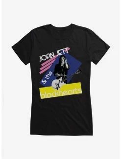 Hot Sale ✨ Joan Jett And The Blackhearts Geometric 👧 Girls T-Shirt 😉 -Cheap Music Tees Store 15034106 hi