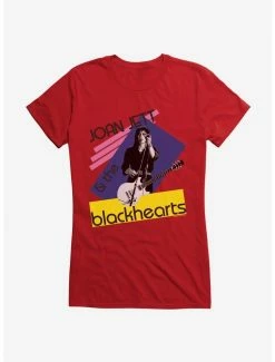 Hot Sale ✨ Joan Jett And The Blackhearts Geometric 👧 Girls T-Shirt 😉 -Cheap Music Tees Store 15034127 hi