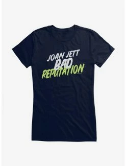 New 🎁 Joan Jett And The Blackhearts Glow 👧 Girls T-Shirt 🎁 -Cheap Music Tees Store 15034155 hi