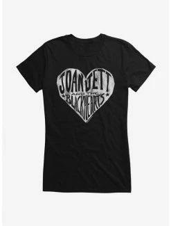 Promo 🌟 Joan Jett And The Blackhearts Heart 👧 Girls T-Shirt 🎁 -Cheap Music Tees Store 15034211 hi