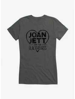 Hot Sale ⭐ Joan Jett And The Blackhearts Logo 👧 Girls T-Shirt 🥰 -Cheap Music Tees Store 15034253 hi