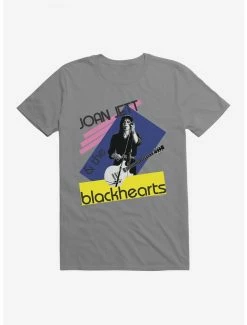 Discount ⌛ Joan Jett And The Blackhearts Geometric T-Shirt ✨ -Cheap Music Tees Store 15034574 hi 1