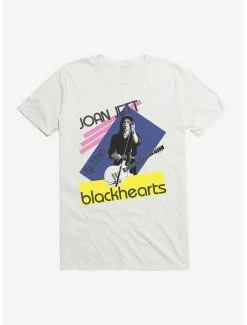 Discount ⌛ Joan Jett And The Blackhearts Geometric T-Shirt ✨ -Cheap Music Tees Store 15034592 hi