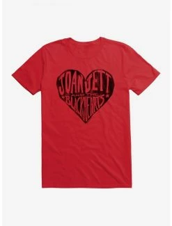 Best deal 🌟 Joan Jett And The Blackhearts Heart T-Shirt 🛒 -Cheap Music Tees Store 15034709 hi