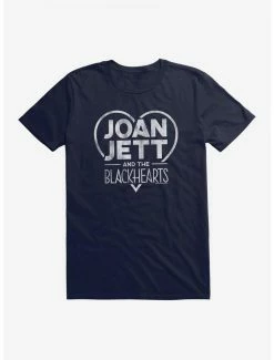 Deals 😀 Joan Jett And The Blackhearts Logo T-Shirt 👍 -Cheap Music Tees Store 15034755 hi