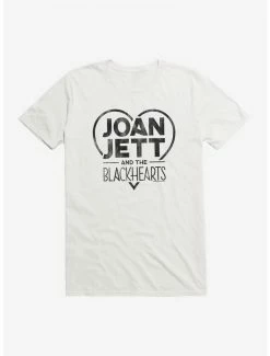 Deals 😀 Joan Jett And The Blackhearts Logo T-Shirt 👍 -Cheap Music Tees Store 15034773 hi