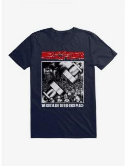 Hot Sale 😀 Angelic Upstarts We Gotta Get Out T-Shirt 😍 -Cheap Music Tees Store 15087979 hi 1