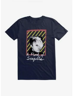 Brand new 👍 Flock Of Seagulls Hair T-Shirt 🛒 -Cheap Music Tees Store 15088096 hi