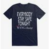 Hot Sale ✔️ Wang Chung Stay Safe Tonight T-Shirt 🧨 -Cheap Music Tees Store 15088348 hi