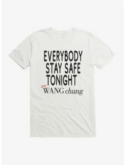 Hot Sale ✔️ Wang Chung Stay Safe Tonight T-Shirt 🧨 -Cheap Music Tees Store 15088366 hi