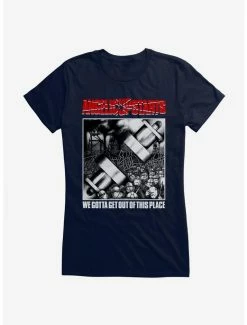 Flash Sale 🔥 Angelic Upstarts We Gotta Get Out 👧 Girls T-Shirt 💯 -Cheap Music Tees Store 15088530 hi