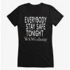 Deals 😉 Wang Chung Stay Safe Tonight 👧 Girls T-Shirt 💯 -Cheap Music Tees Store 15088796 hi