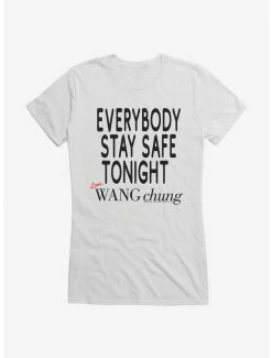 Deals 😉 Wang Chung Stay Safe Tonight 👧 Girls T-Shirt 💯 -Cheap Music Tees Store 15088824 hi