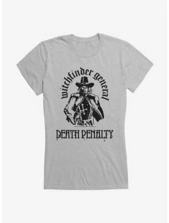 Cheapest 🧨 Witchfinder General Death Penalty 👧 Girls T-Shirt ✔️ -Cheap Music Tees Store 15088838 hi