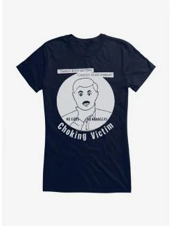 Discount 😉 Chocking Victim No Gods No Managers 👧 Girls T-Shirt 😍 -Cheap Music Tees Store 15088897 hi