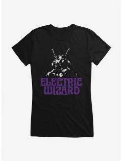 Best Pirce ⭐ Electric Wizard Logo 👧 Girls T-Shirt 👍