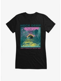 Top 10 🔔 Neck Deep I Want To Break Out And Get Away 👧 Girls T-Shirt 🎉 -Cheap Music Tees Store 15157117 hi