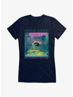Top 10 🔔 Neck Deep I Want To Break Out And Get Away 👧 Girls T-Shirt 🎉 -Cheap Music Tees Store 15157131 hi