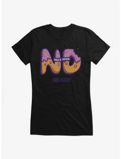 Hot Sale 🔥 Neck Deep Donut Logo 👧 Girls T-Shirt 🎁