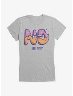 Hot Sale 🔥 Neck Deep Donut Logo 👧 Girls T-Shirt 🎁 -Cheap Music Tees Store 15157159 hi