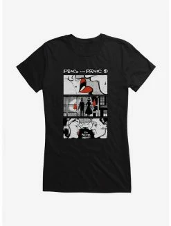 Deals ❤️ Neck Deep Comic Panel 👧 Girls T-Shirt 🎁 -Cheap Music Tees Store 15157322 hi