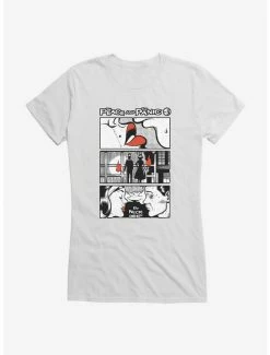 Deals ❤️ Neck Deep Comic Panel 👧 Girls T-Shirt 🎁 -Cheap Music Tees Store 15157350 hi