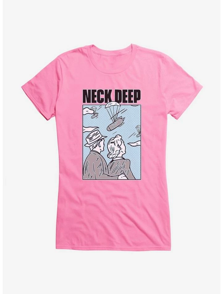 Budget ๐ฅฐ Neck Deep Parachute Couple ๐ง Girls T-Shirt ๐ 8 Budget ๐ฅฐ Neck Deep Parachute Couple ๐ง Girls T-Shirt ๐ - Image 6