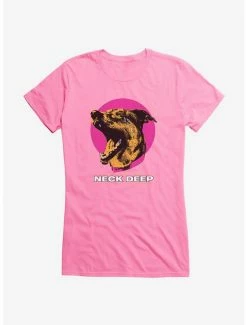 Buy 🛒 Neck Deep Crying 🦮 Dog 👧 Girls T-Shirt 👏 -Cheap Music Tees Store 15157413 hi