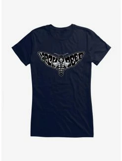Flash Sale 🛒 Neck Deep Death Moth 👧 Girls T-Shirt 😍 -Cheap Music Tees Store 15157476 hi