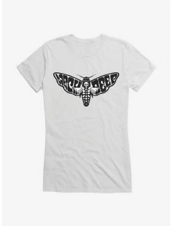 Flash Sale 🛒 Neck Deep Death Moth 👧 Girls T-Shirt 😍 -Cheap Music Tees Store 15157490 hi