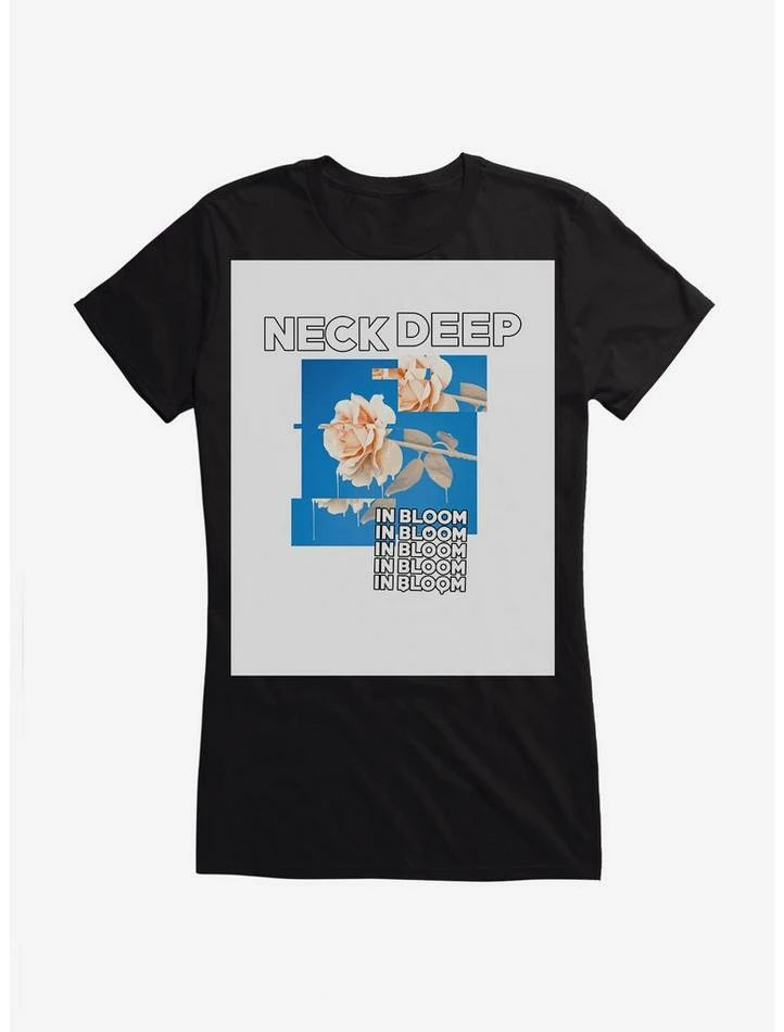 Cheap ๐งจ Neck Deep In Bloom Flower T-Shirt ๐ 7 Cheap ๐งจ Neck Deep In Bloom Flower T-Shirt ๐ - Image 5