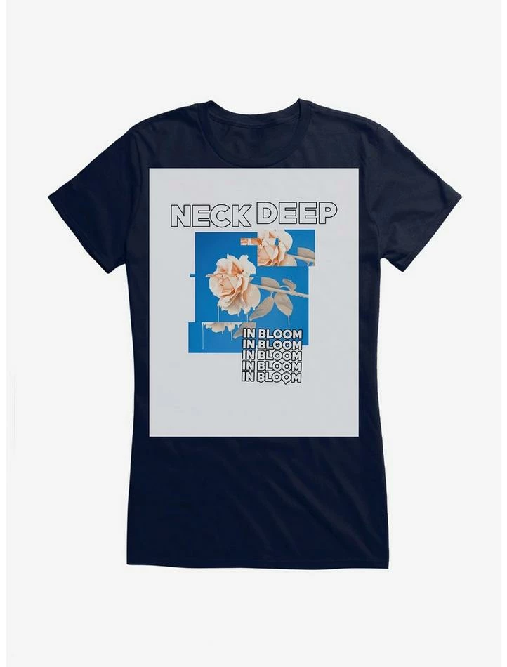 Cheap ๐งจ Neck Deep In Bloom Flower T-Shirt ๐ 5 Cheap ๐งจ Neck Deep In Bloom Flower T-Shirt ๐ - Image 3