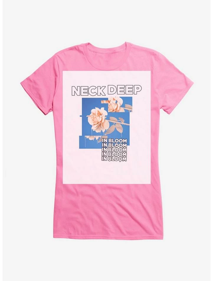 Cheap ๐งจ Neck Deep In Bloom Flower T-Shirt ๐ 3 Cheap ๐งจ Neck Deep In Bloom Flower T-Shirt ๐