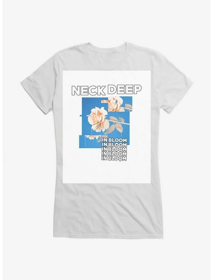 Cheap ๐งจ Neck Deep In Bloom Flower T-Shirt ๐ 6 Cheap ๐งจ Neck Deep In Bloom Flower T-Shirt ๐ - Image 4