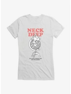 Flash Sale 👍 Neck Deep It All Went Up In Flames 👧 Girls T-Shirt 👍 -Cheap Music Tees Store 15157805 hi