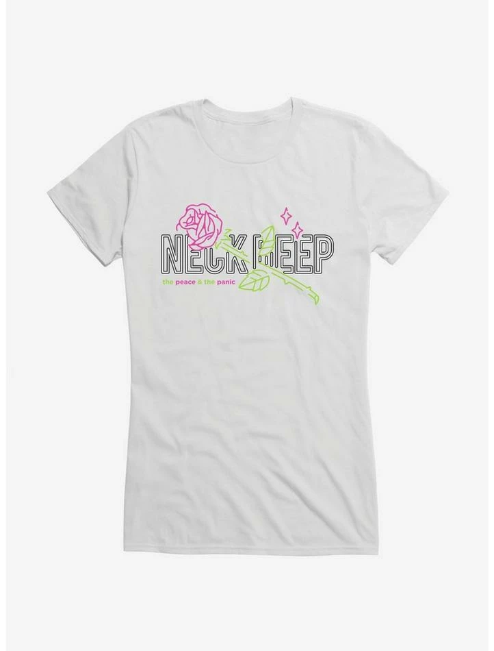 Flash Sale ๐ Neck Deep Neon Rose ๐ง Girls T-Shirt ๐คฉ 8 Flash Sale ๐ Neck Deep Neon Rose ๐ง Girls T-Shirt ๐คฉ - Image 6