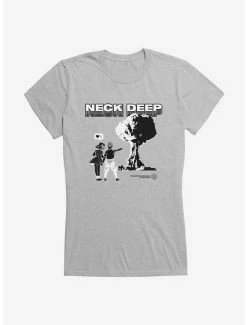 Hot Sale 🛒 Neck Deep Nuclear Couple 👧 Girls T-Shirt 🔔 -Cheap Music Tees Store 15157889 hi