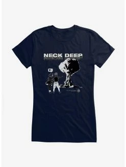 Hot Sale 🛒 Neck Deep Nuclear Couple 👧 Girls T-Shirt 🔔 -Cheap Music Tees Store 15157896 hi