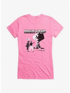 Hot Sale 🛒 Neck Deep Nuclear Couple 👧 Girls T-Shirt 🔔 -Cheap Music Tees Store 15157903 hi