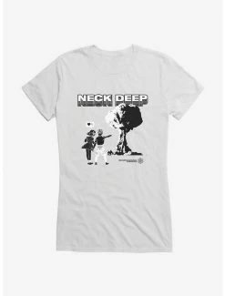 Hot Sale 🛒 Neck Deep Nuclear Couple 👧 Girls T-Shirt 🔔 -Cheap Music Tees Store 15157910 hi 1
