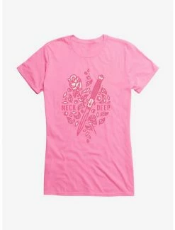 Budget ⭐ Neck Deep Rose And Dagger 👧 Girls T-Shirt ✔️ -Cheap Music Tees Store 15157973 hi