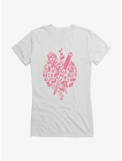Budget ⭐ Neck Deep Rose And Dagger 👧 Girls T-Shirt ✔️ -Cheap Music Tees Store 15157980 hi