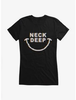 Best reviews of 😍 Neck Deep Smile 👧 Girls T-Shirt ✨ -Cheap Music Tees Store 15158022 hi