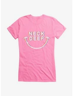 Best reviews of 😍 Neck Deep Smile 👧 Girls T-Shirt ✨