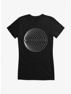Budget โญ At The Drive In Concentric Circles ๐ง Girls T-Shirt โ