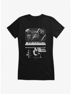 Cheapest 😉 At The Drive In Monitor 👧 Girls T-Shirt 🧨 -Cheap Music Tees Store 15203552 hi
