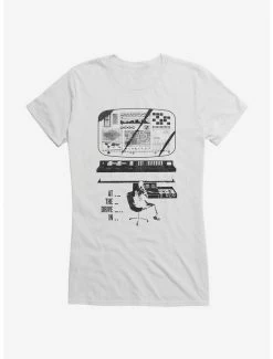 Cheapest 😉 At The Drive In Monitor 👧 Girls T-Shirt 🧨 -Cheap Music Tees Store 15203580 hi