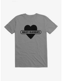 Deals 😉 Joan Jett And The Blackhearts Strikethrough Logo T-Shirt 🧨 -Cheap Music Tees Store 15322884 hi 1